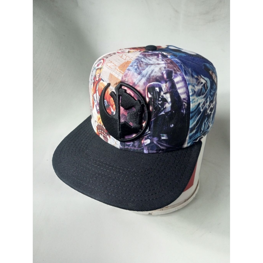Topi Star Wars Split Logo - Imperial Rebel Darth Vader Original Snapback Hat