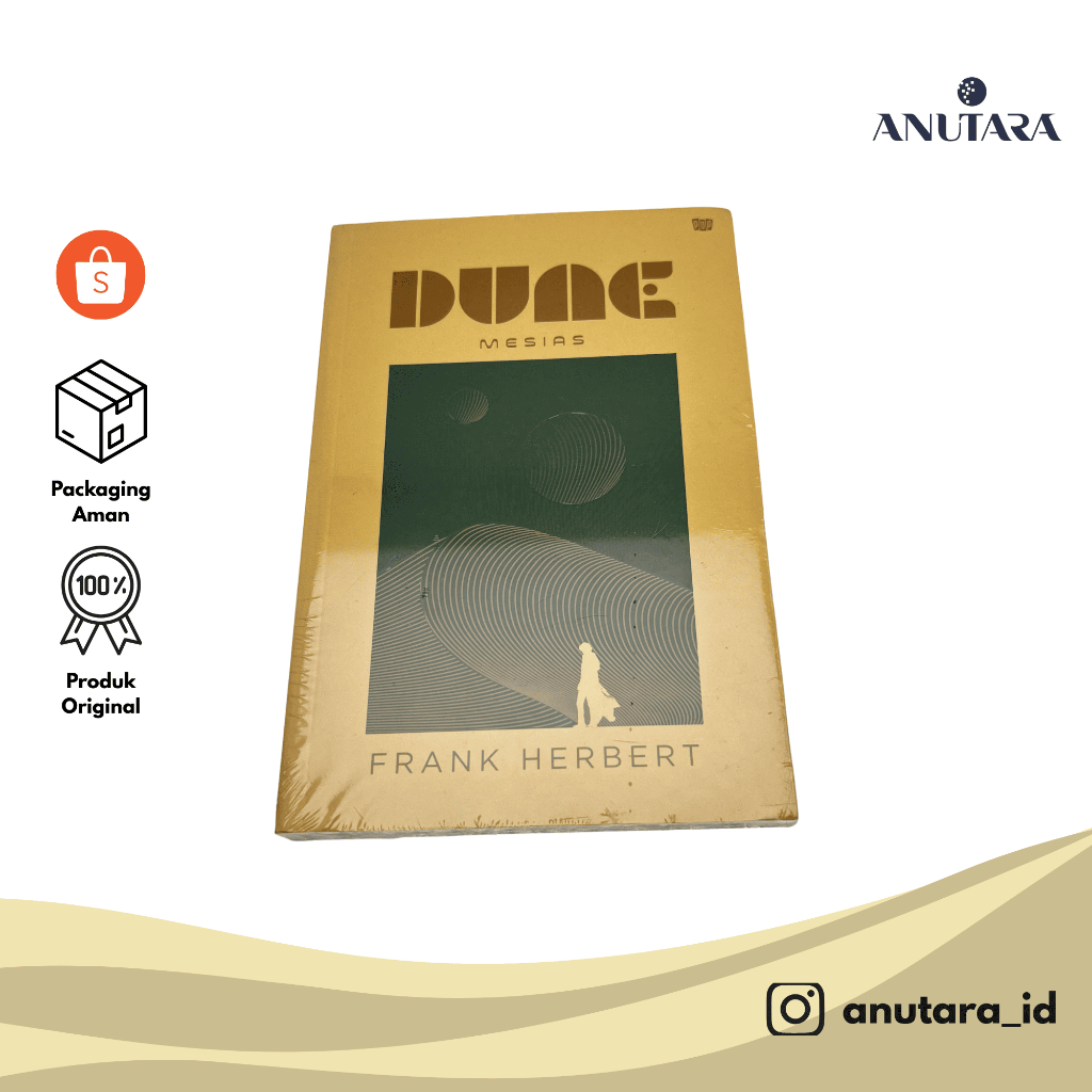 Dune Messiah - Frank Herbert Buku Novel | Buku Fiksi Sci-Fi | Petualangan & Fantasi