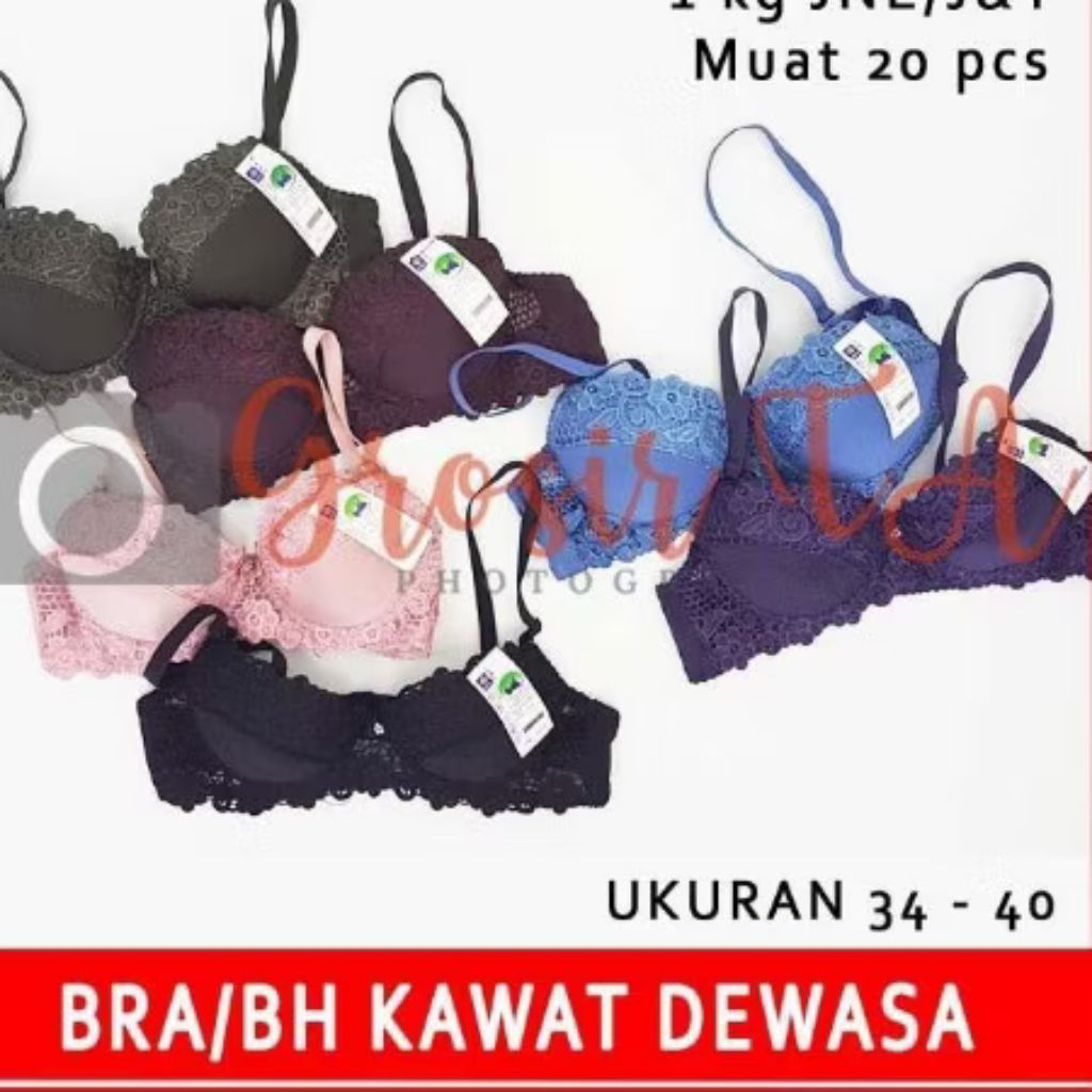 KODE (B) BRA HEARLNG SPRLNG / MISS LILY BRA BRUKAT DAN KAWAT