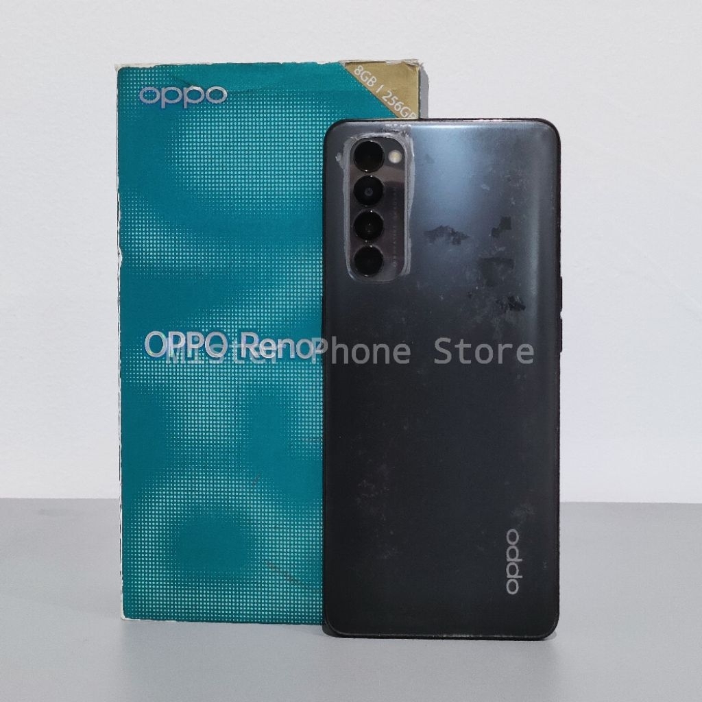Oppo Reno 4 Pro 8/256 GB Ex Resmi Indonesia Second Bekas Original - Check Deskripsi