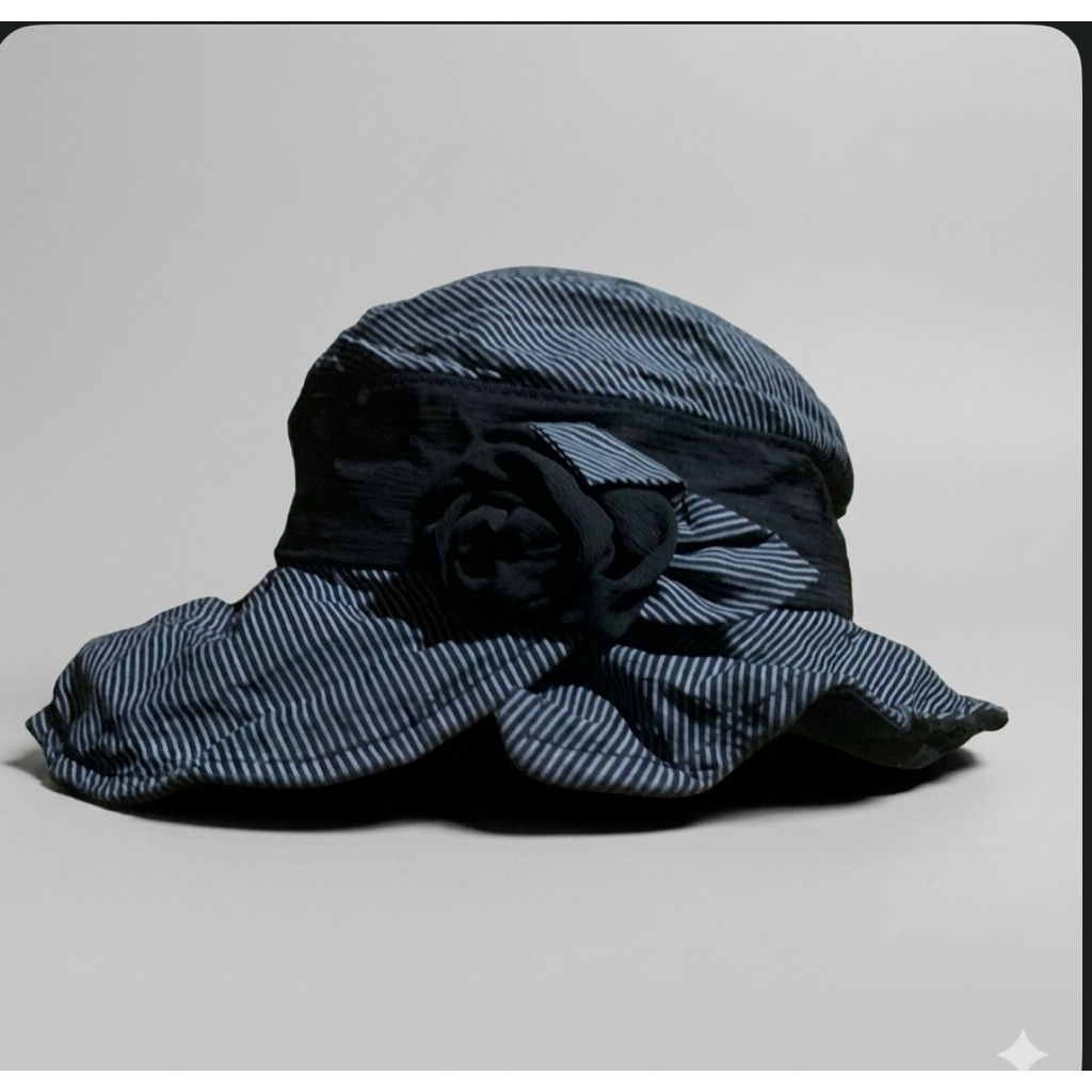 Topi Bucket Hat Blue Original Second Preloved