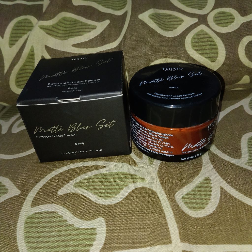teratu translucent loose powder matte blur