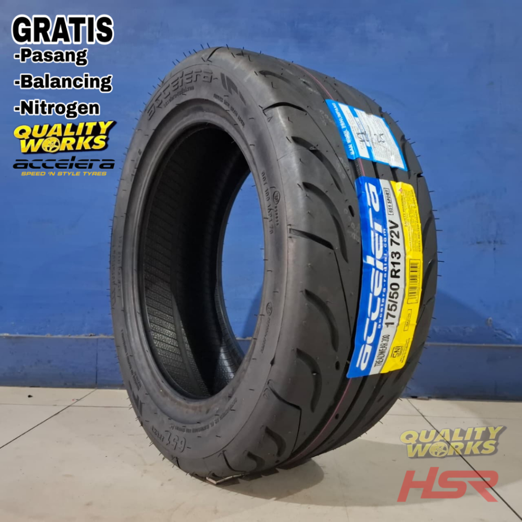 BAN MOBIL 165 60 R12 ACCELERA 651 SPORT TW200 SEMI SLICK RING 12 UKURAN 165/60 R13