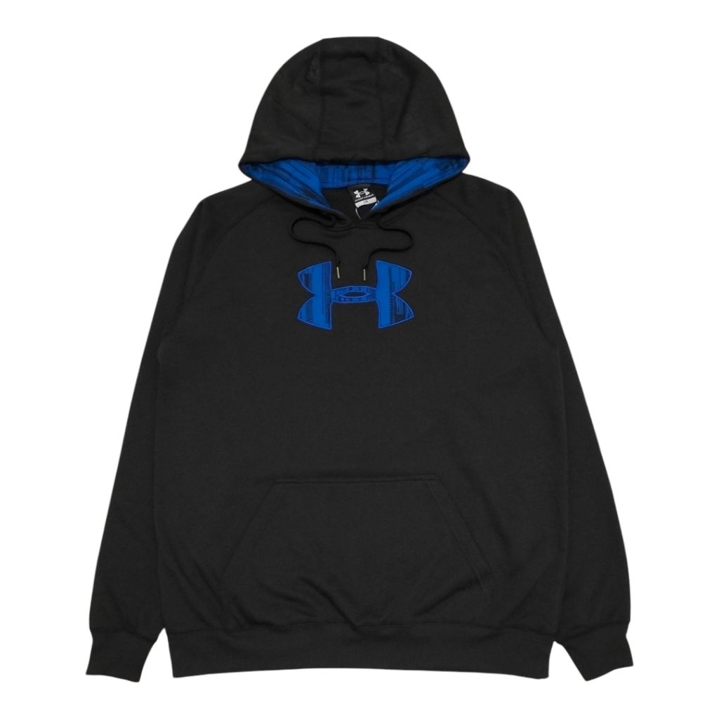 HOODIE UA UNDER ARMOUR LOGO HITAM / BLACK SECOND ORIGINAL