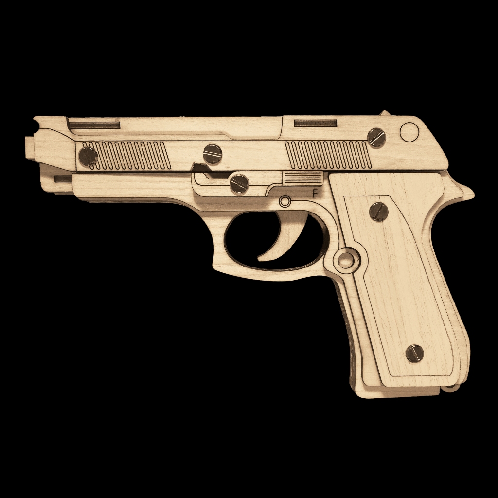 Eastwood M9 Basic Blowback Rubber Band Gun (Semi-Auto)