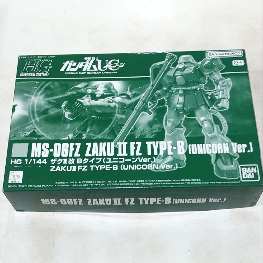 PREMIUM BANDAI MODEL KIT 1/144 HG ZAKU II FZ TYPE-B (UNICORN VER.)