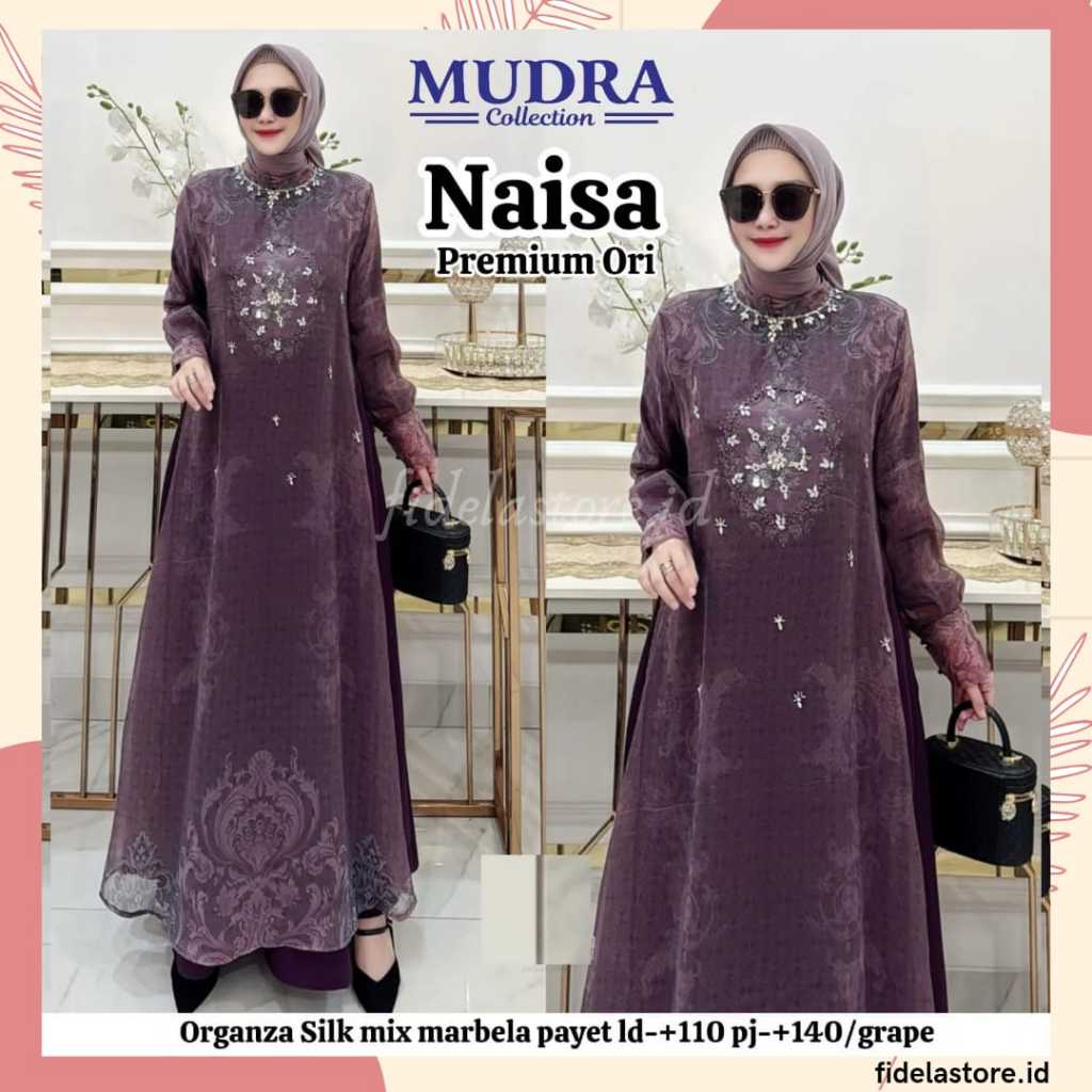 Mudra Hijab| Gamis Terbaru| Gamis Wanita| Gamis Pesta| Dress Kondangan| Gamis Mudra| Gamis syari| Mi