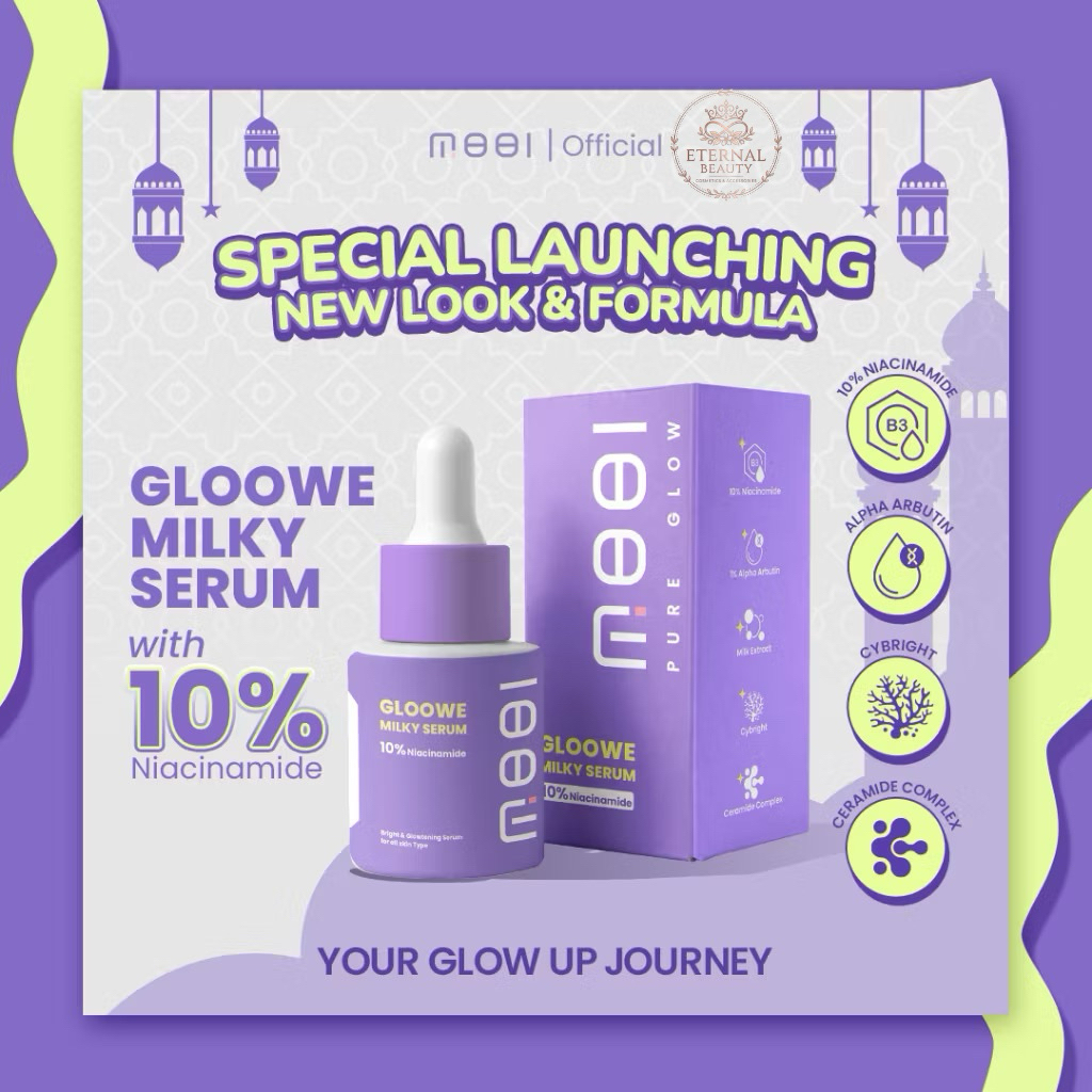 Eternal Beauty || MOOI Gloowe Milky Serum - Serum Wajah Mencerahkan Mooi Pure Glow Skincare Korea Me