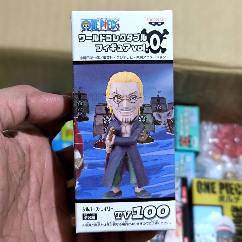 Figure WCF One Piece Silver Rayleigh Original Japan Japver