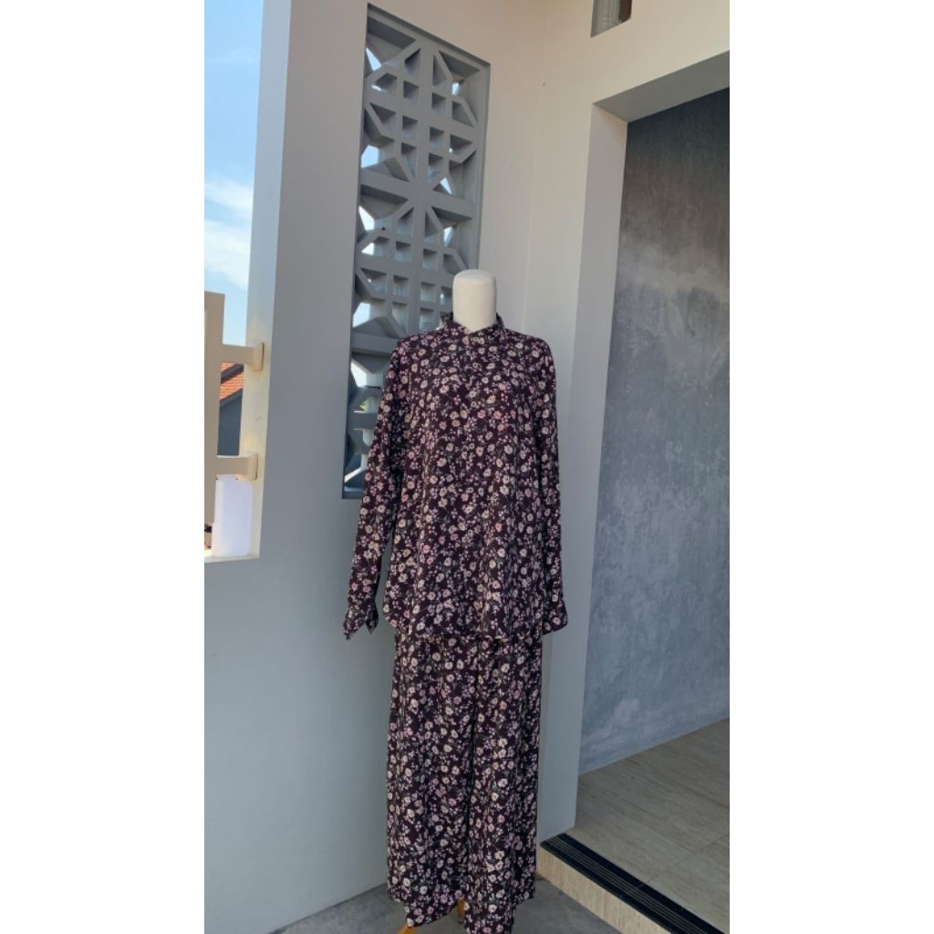 Setelan wanita kulot, Bahan Rayon Viscose
