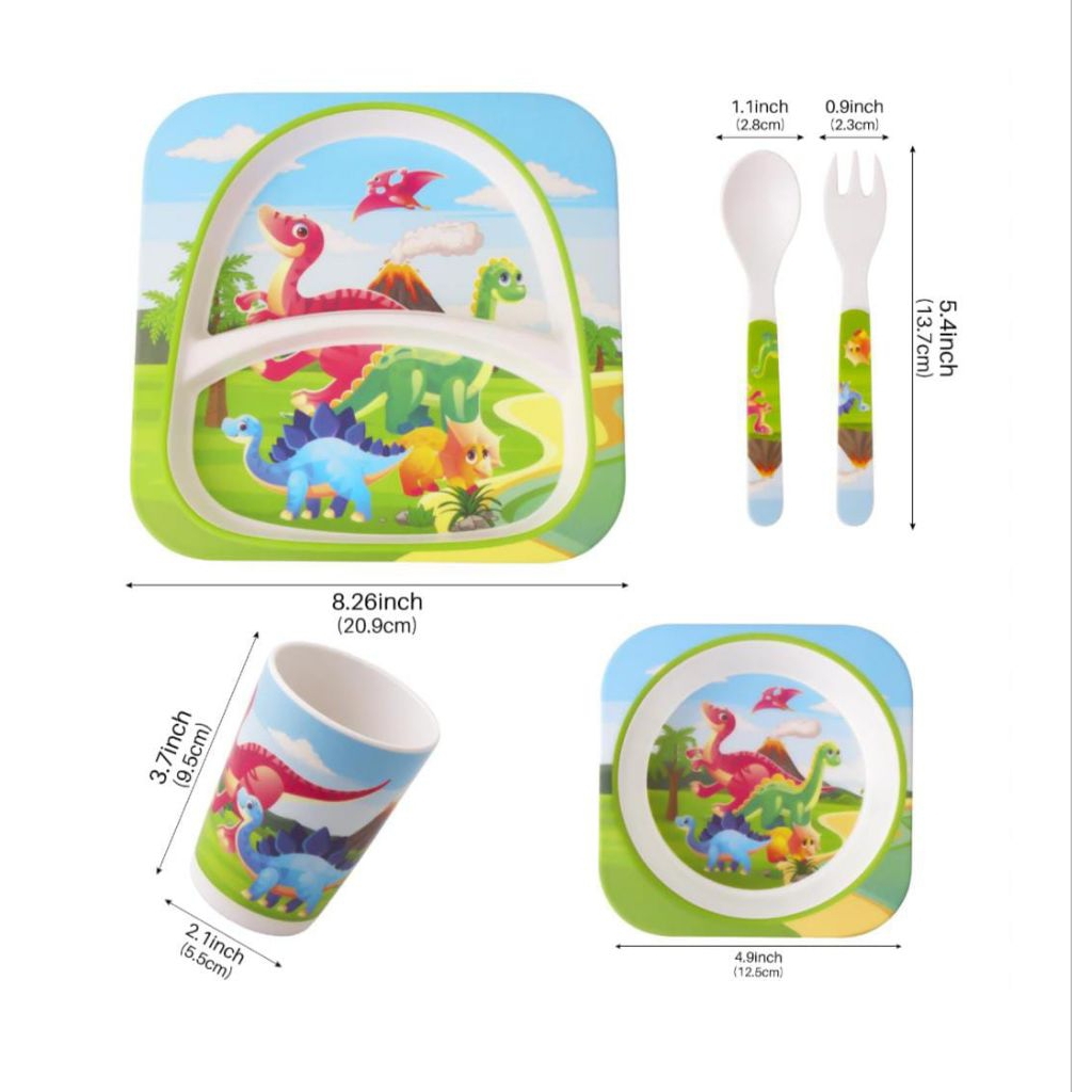 Set tempat makan anak lucu