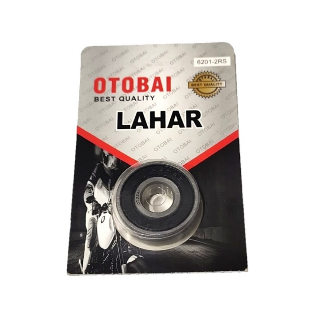 10pcs (dus) Bearing laher otobai 6201 2rs press