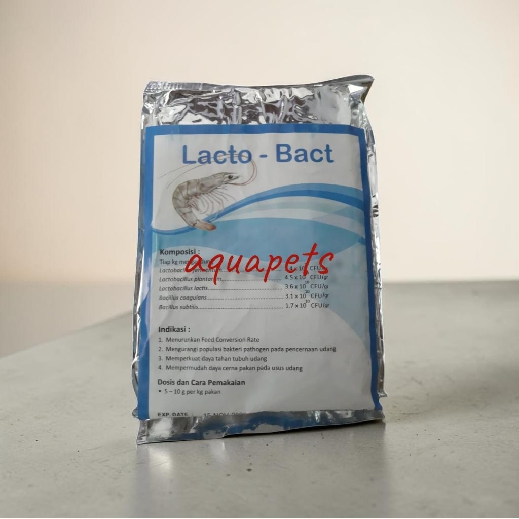 Lacto-Bact Probiotic Ikan dan Udang Lactobacillus 500gr