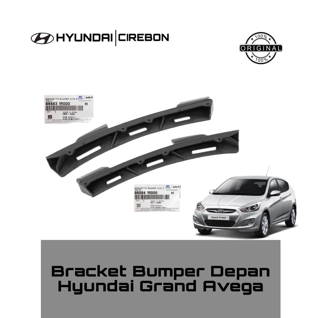 Bracket Bumper Depan Hyundai Grand Avega Original