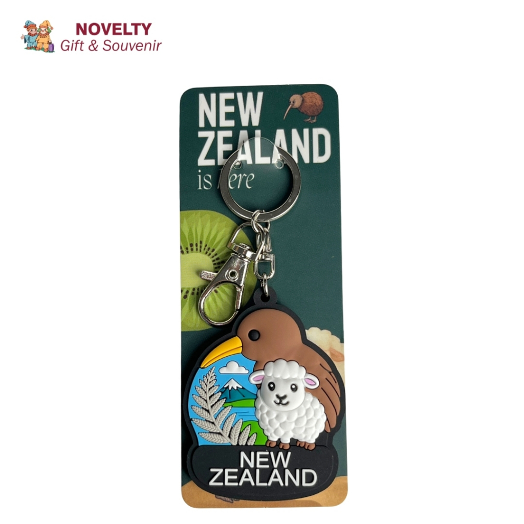 Gantungan Kunci NEW ZEALAND Souvenir Oleh Oleh Negara New Zealand