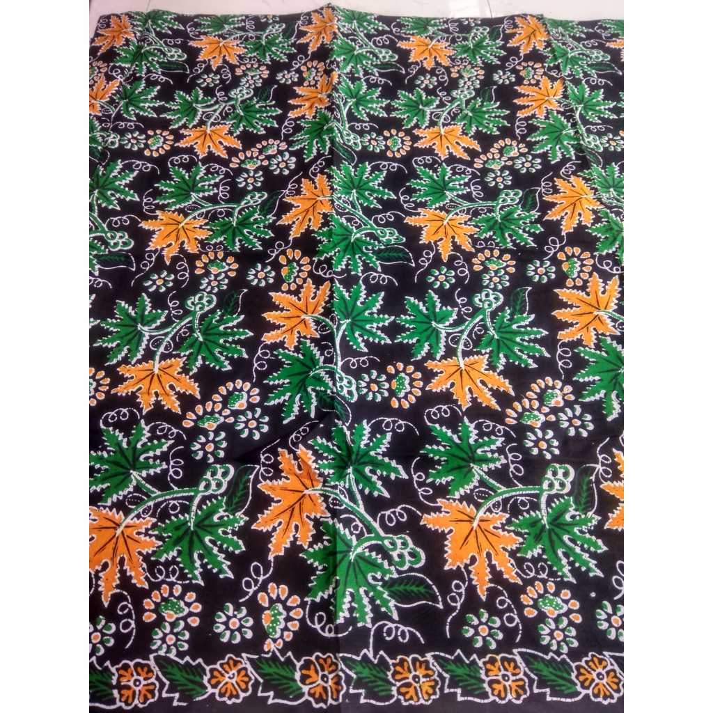 Kain Batik Brebes Motif Daun Pepaya