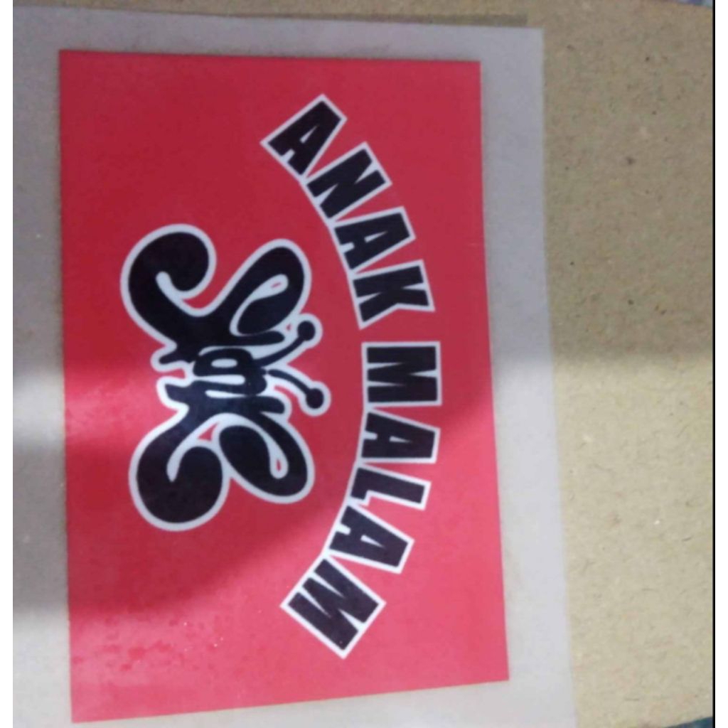 stiker sablon kaos dtf Slank anak malam isi 3 pcs