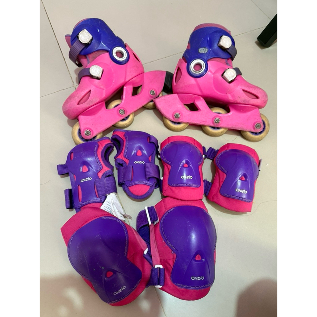 preloved sepatu roda oxelo dan dekker sepatu roda