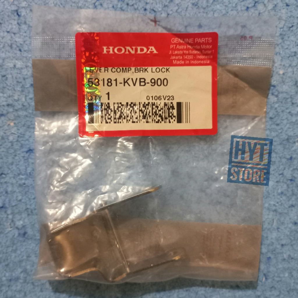 Lever Comp Brake Lock 53181-KVB-900 Tuas Pengunci Handle Rem Parkir Tangan Kiri Beat Karbu Vario 110