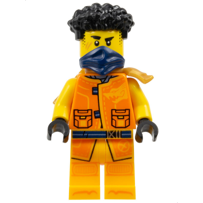 Lego Minifigure - njo0898 - Arin - Tang Jacket, Dark Blue Bandana, Scabbard (ACC+)