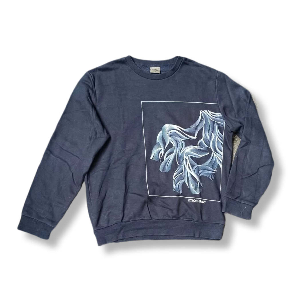 KOLON SPORT BLACK CREWNECK | SWEATER | OUTERWEAR | KDU