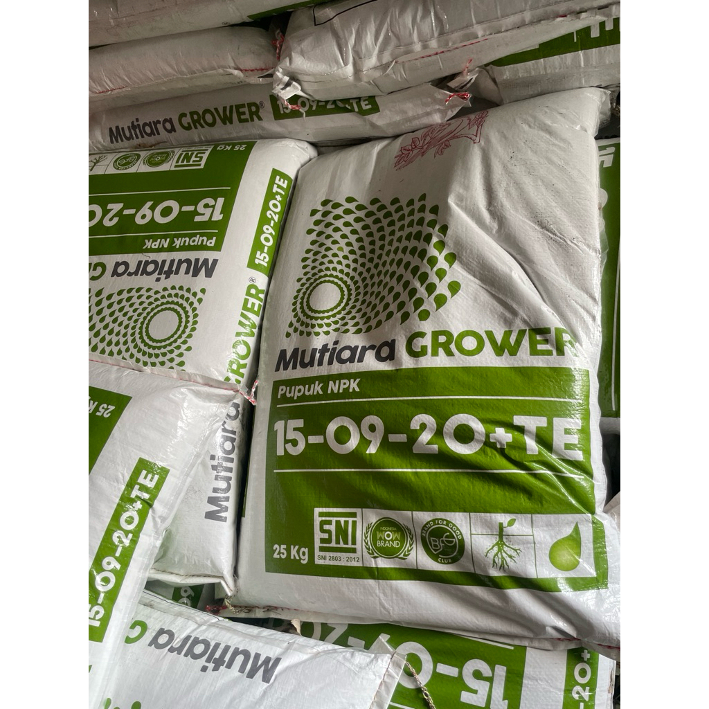 PUPUK NPK MUTIARA GROWER 25KG KEMASAN PABRIK