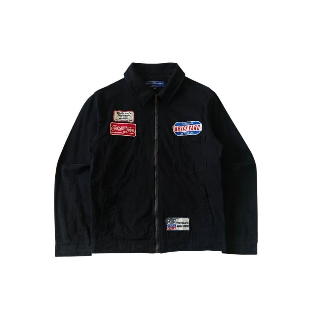 Work jacket blue water urban garment