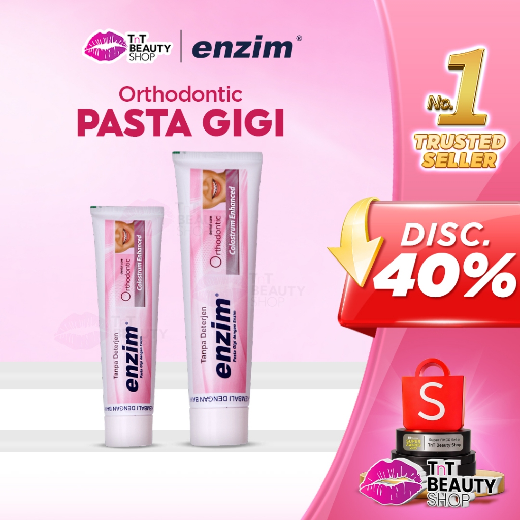 Enzim Pasta Gigi Orthodontic 63gr -  124gr | TnT Beauty Shop