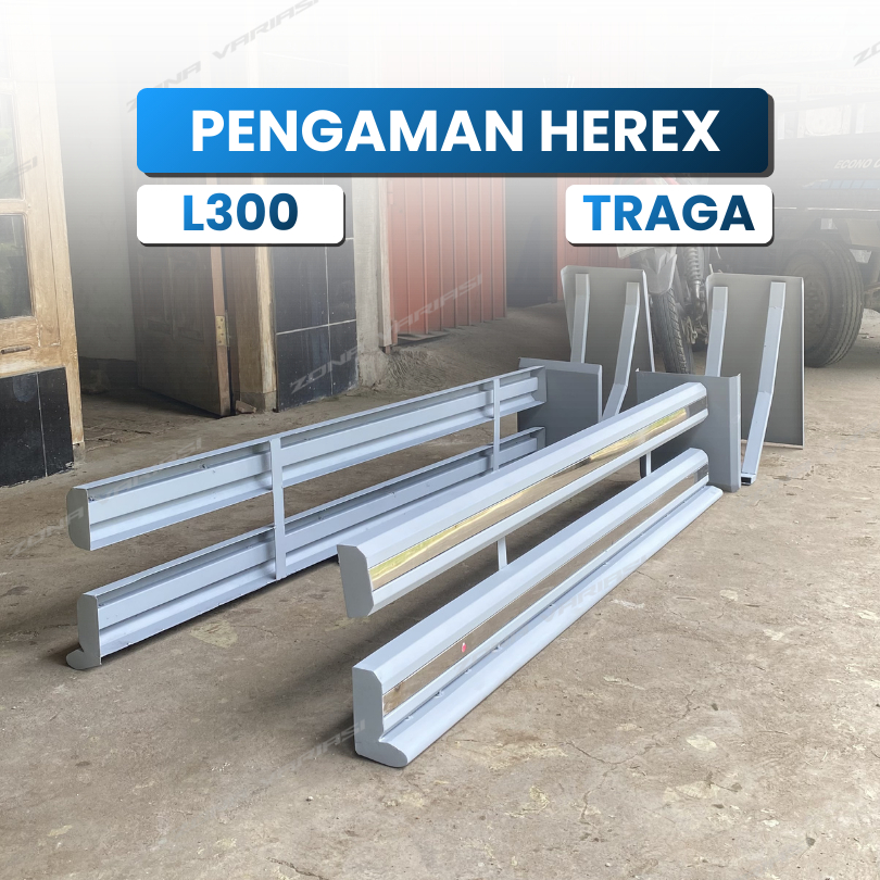 RAM BLOK SAMPING L300 UNIVERSAL EURO 3 EURO 4 DAN TRAGA PENGAMAN TRUK L300 BAHAN PLAT BESI