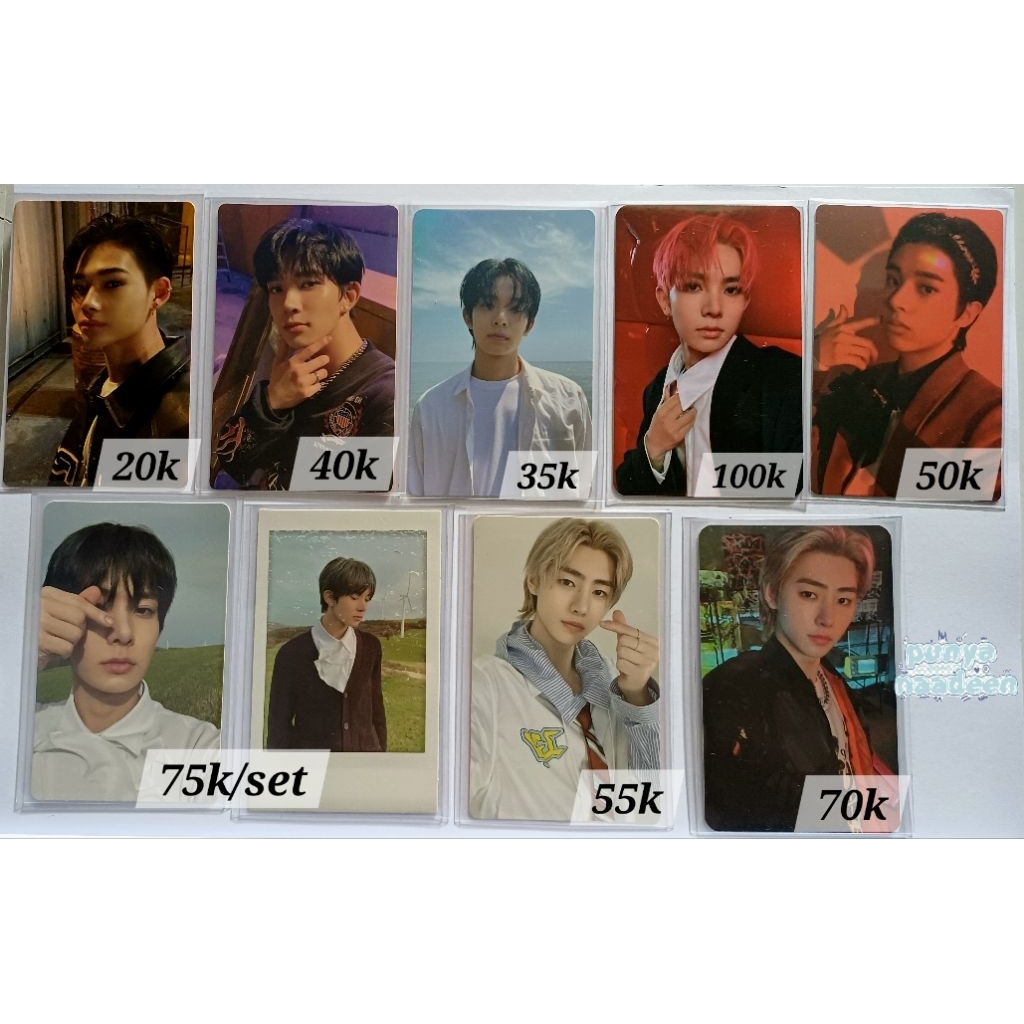 PHOTOCARD ENHYPEN OFFICIAL heeseung jake sunghoon ni-ki season greeting dimension answer down up yet