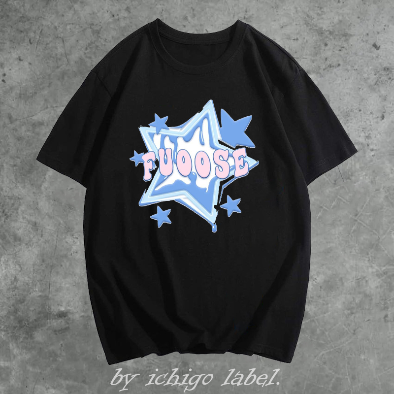 KAOS DISTRO TULISAN FUOSE BINTANG / KAOS DISTRO PRIA WANITA DAN OVERSIZE
