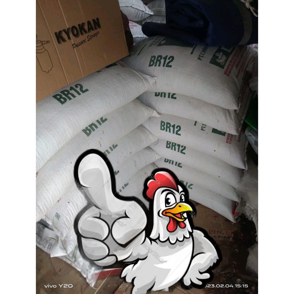 Pakan Ayam  ( HIPRO-BR12 ) Pur Ayam Pedaging  kemasan hemat