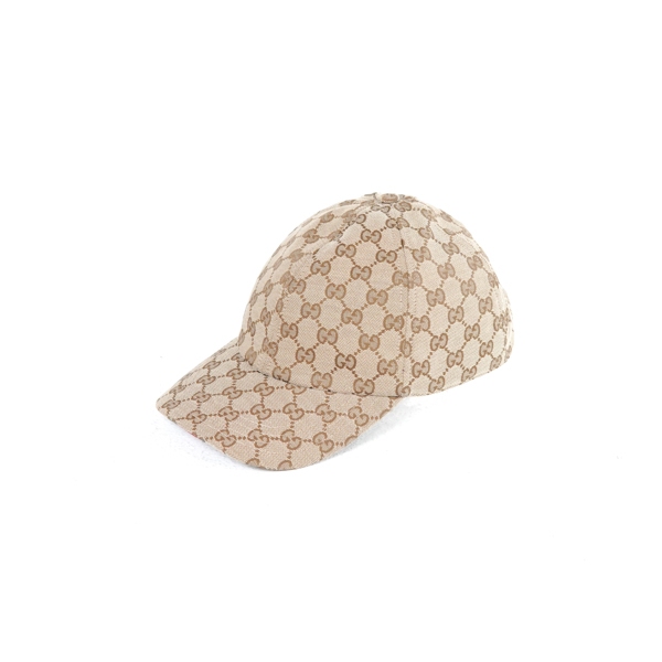 Topi GG SUPREME GG MONOGRAM BEIGE CAP 100% ORIGINAL