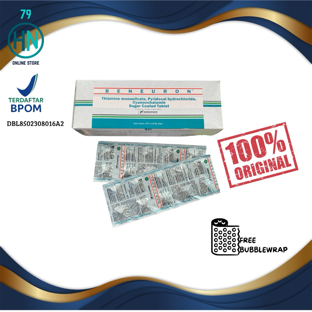 (STR) BENEURON Tablet - Vitamin B1 B6 B12
