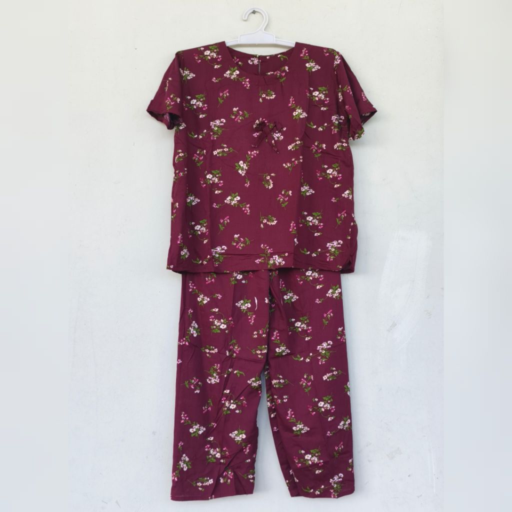 Piyama anak perempuan premium rayon viscose babydoll setelan anak umur 8 9 10 11 12 tahun tanggung r