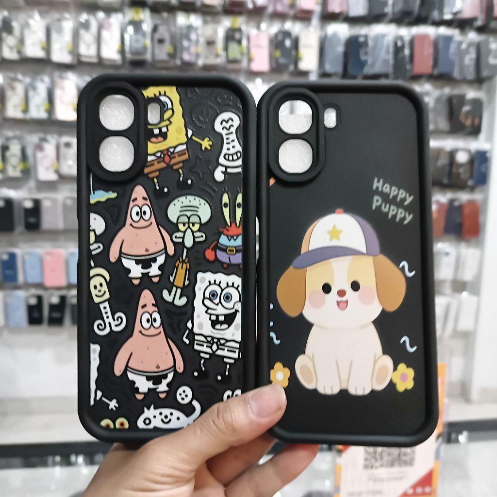 CASING SILIKON MOTIF OPPO A6 / A6X / A6T