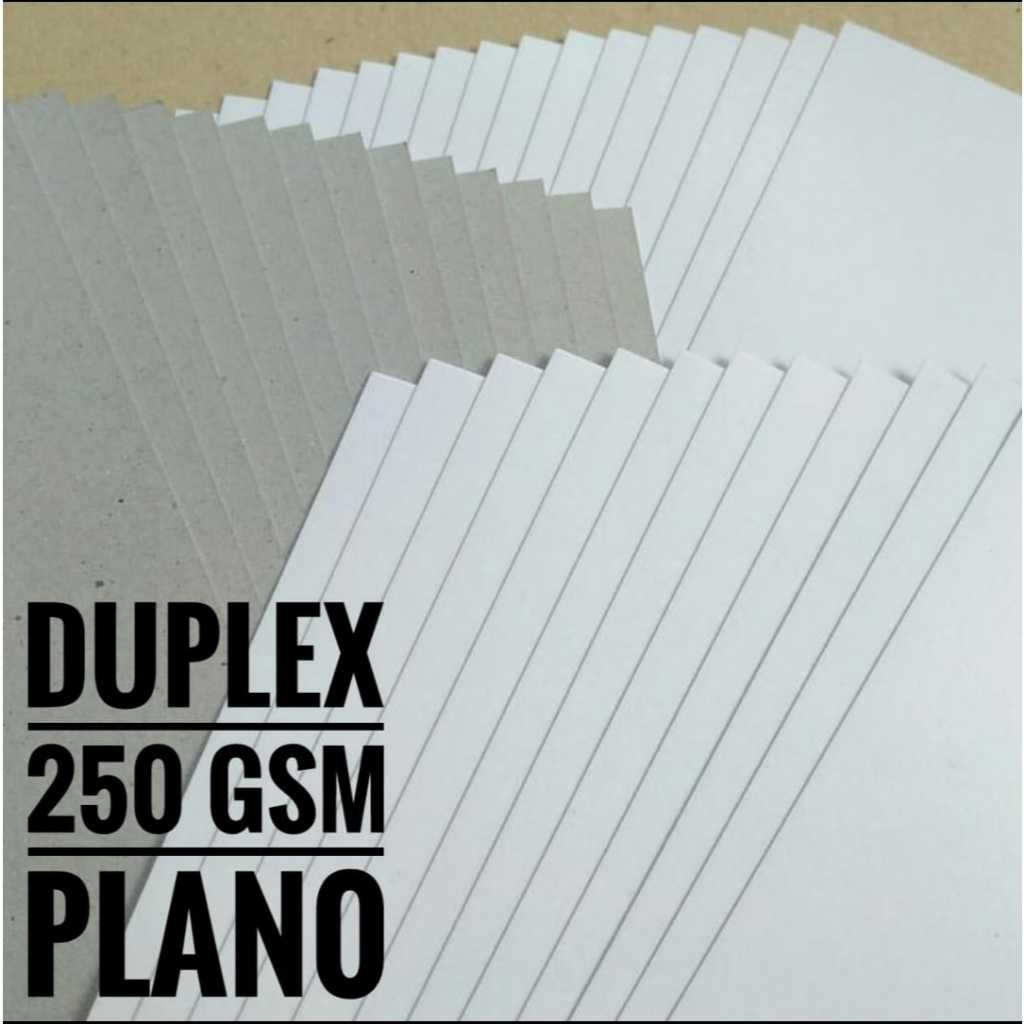 Duplex 250 Gsm Ukuran Plano 79 cm x 109 cm ( 250 Lembar )