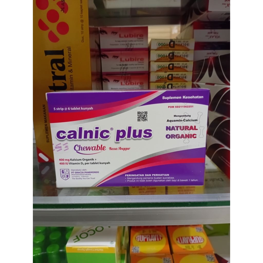Calnic PLUS BOX chewable rasa ANGGUR
