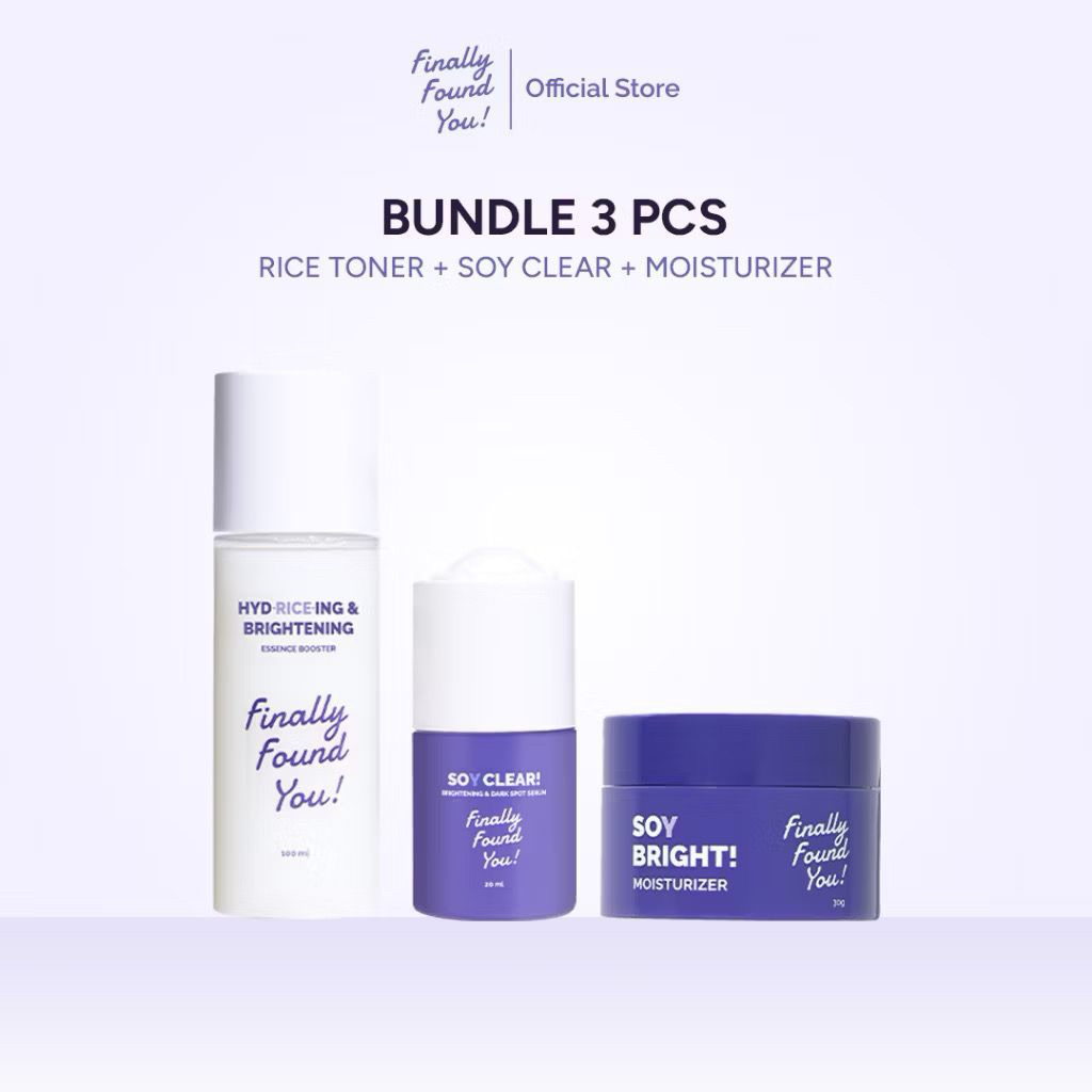 [PRE ORDER] Finally Found You! PAKET Brightening & Hydrating | Mencerahkan Kulit Untuk Kulit Kusam