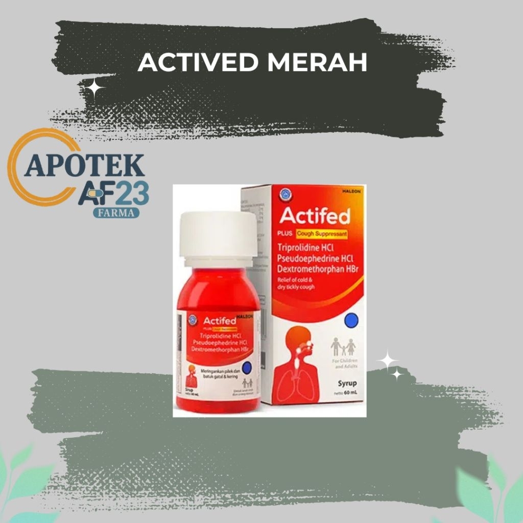 ACTIFED MERAH- BATUK KERING PILEK