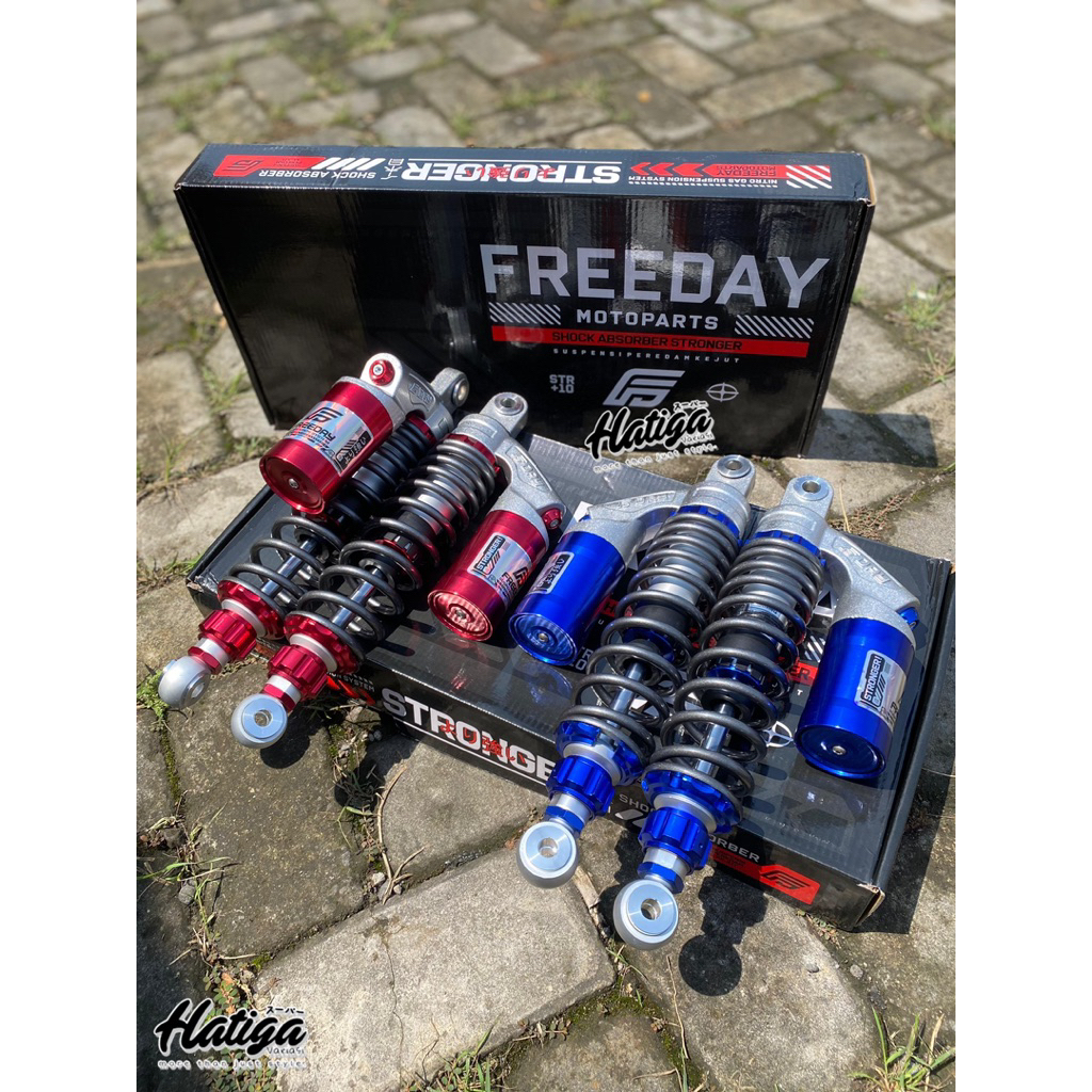 SHOCKBREAKER SHOCK BELAKANG FREEDAY STRONGER TABUNG ISI OLI DAN NITROGEN UK 28 32 34