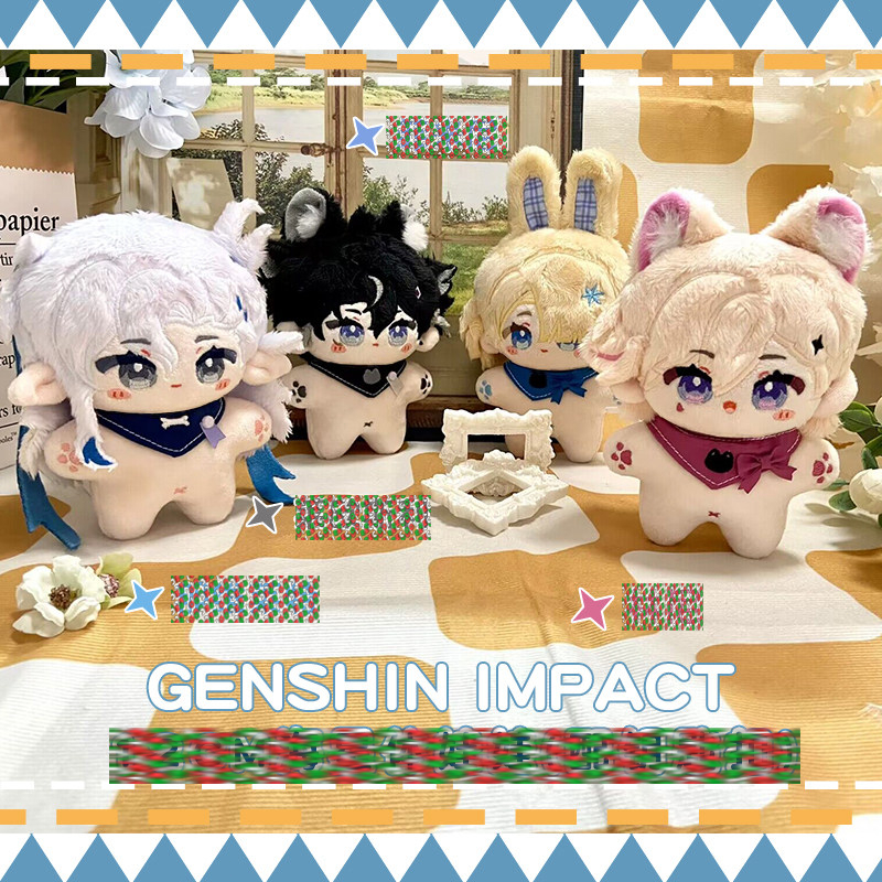 Doll Boneka Genshin Impact Doll Wriothesley Doll Neuvilette Doll Freminet Doll Lyney Doll Plush Doll