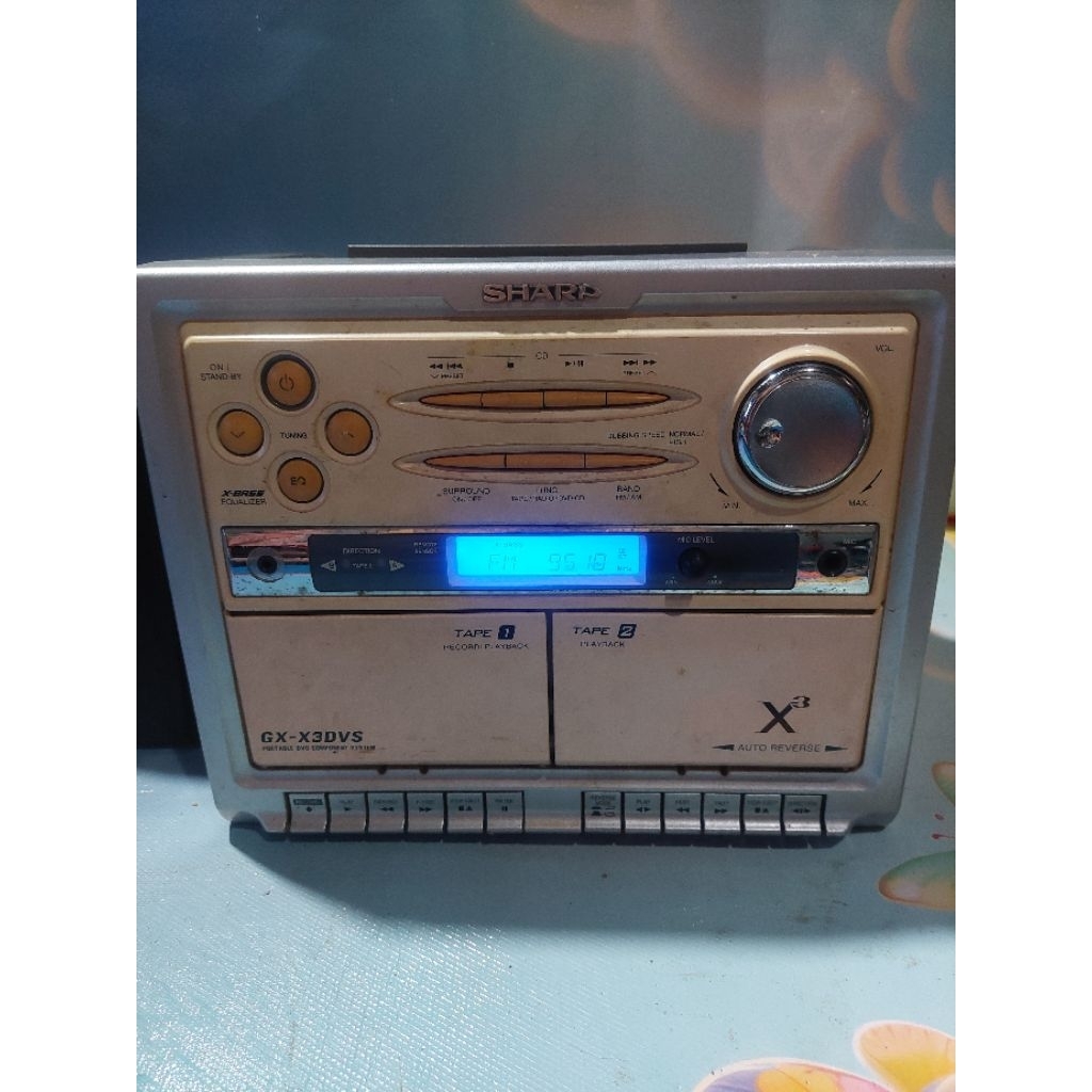 SHARP.  GX- X3DVS /SIMBA 3 TAPE COMPO MINUS