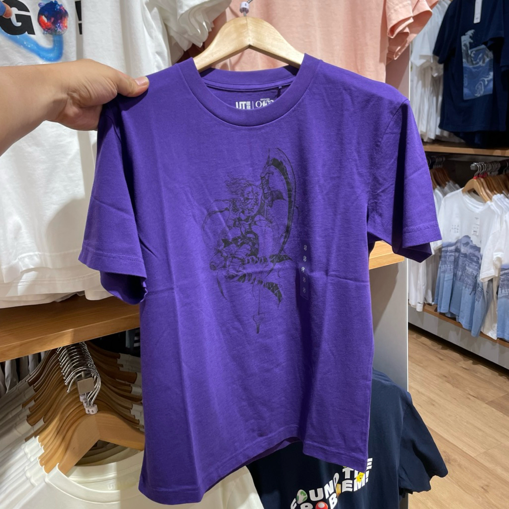 Tshirt Uniqlo Man HUNTER X HUNTER 78 purple