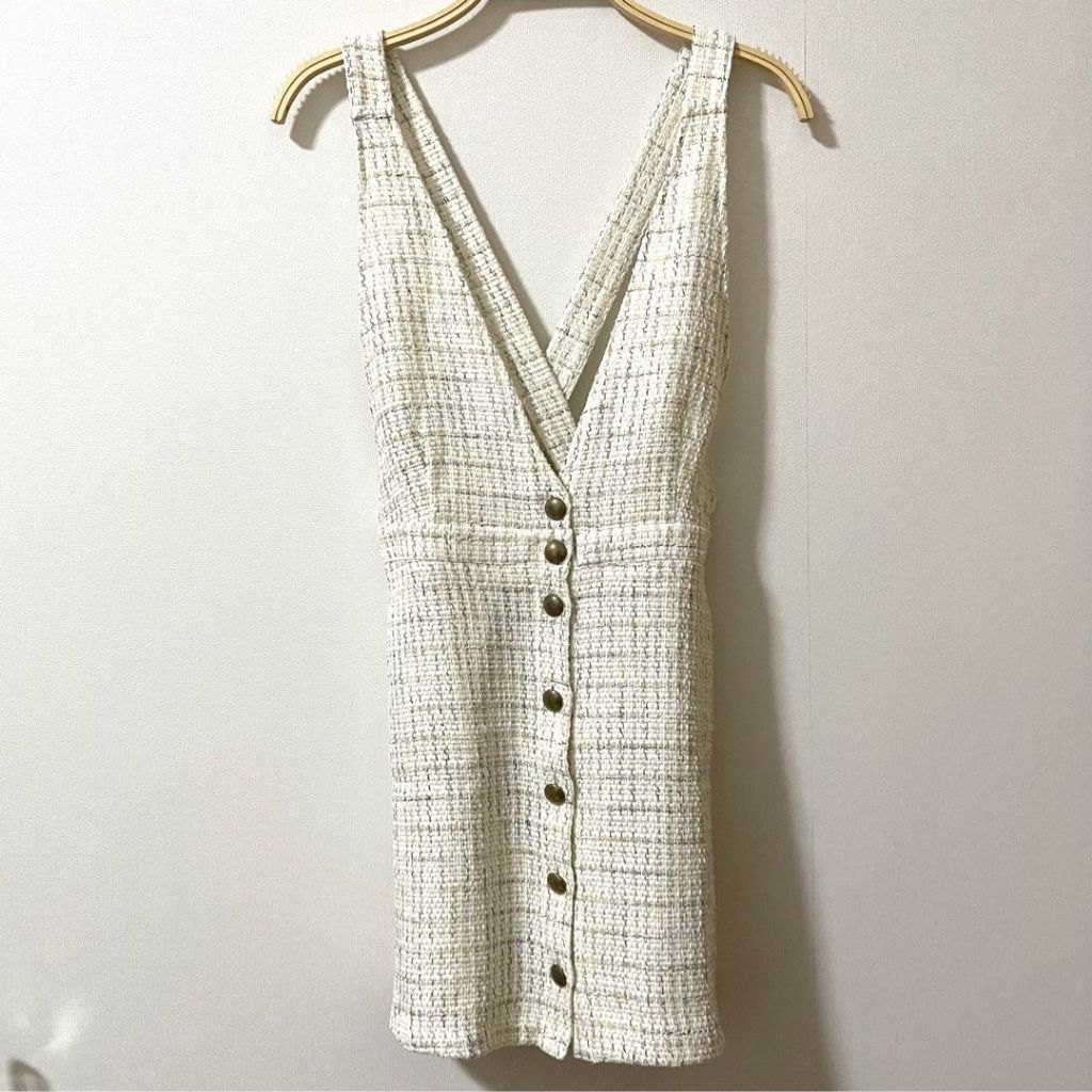 Zara Tweed Pinafore Outer Dress