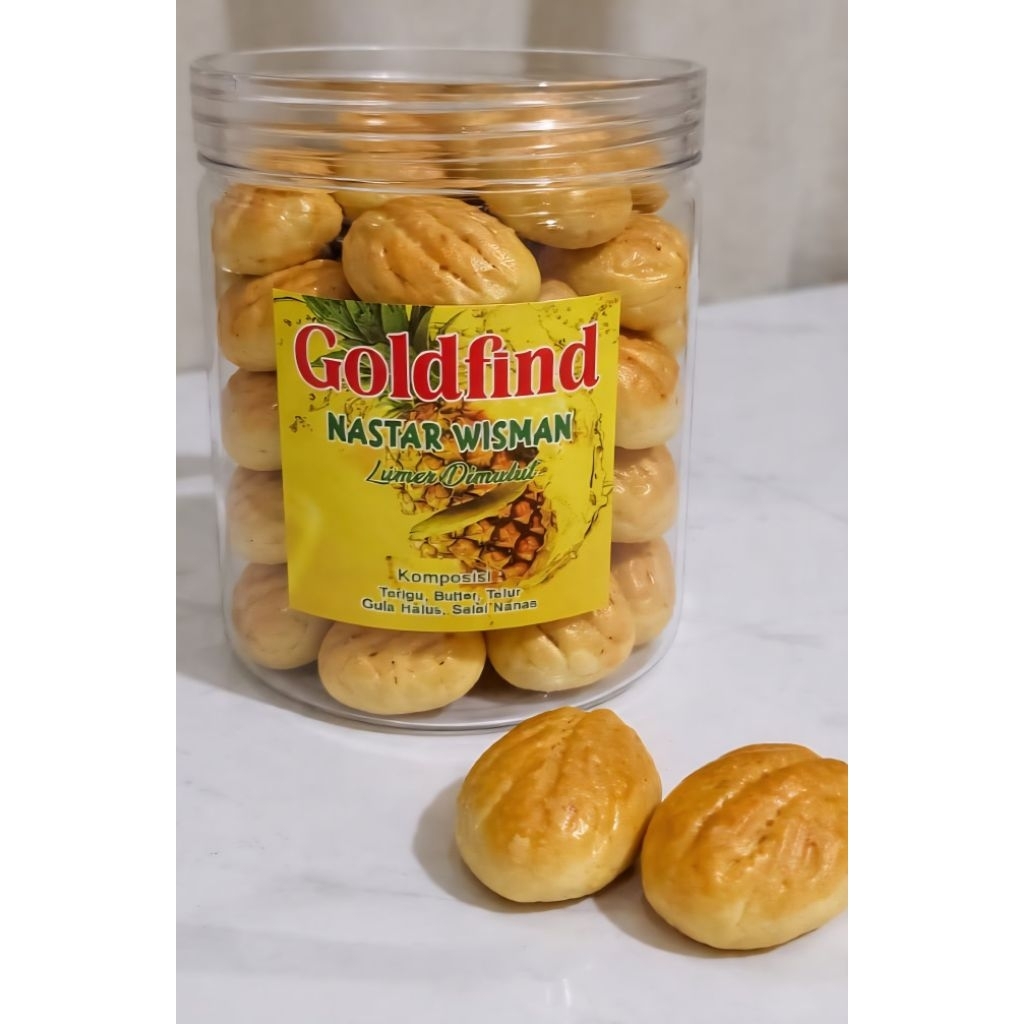 Nastar Daun Wisman 500gr. Nastar Wisman. Nastar bulat