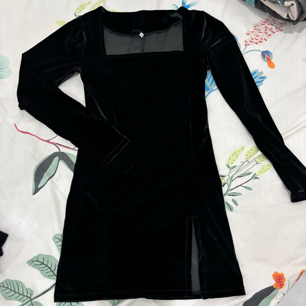 DRESS BLUDRU/VELVET