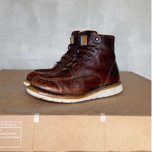 CARHARTT WATERPROOF 6" MOC TOE WEDGE BOOT