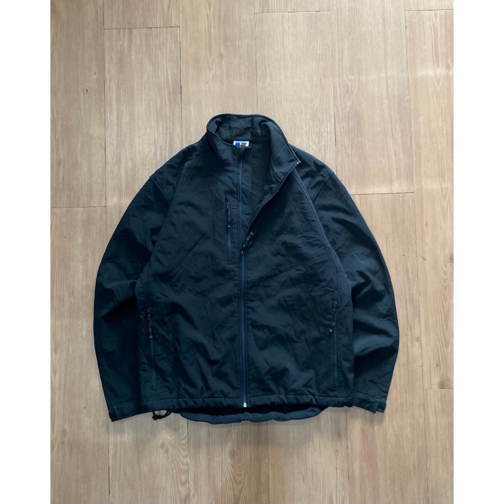 JAKET OUTDOOR CASUAL STREETWEAR SPORTSWEAR RUSSEL ATHLETIC SOFTSHELL TECHNICAL JACKET