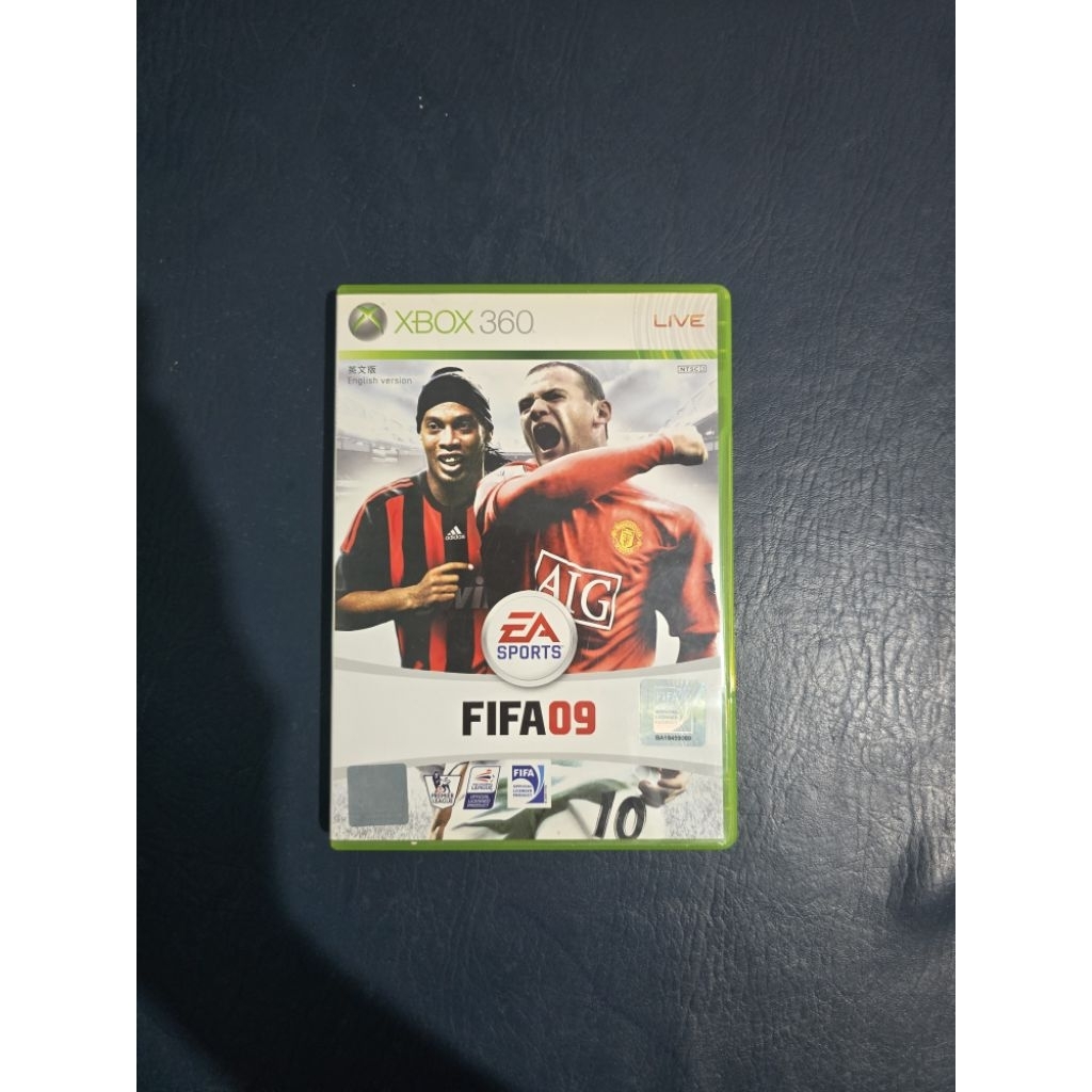 BD Kaset Game XBOX 360 FIFA 09 2009 Ori Original
